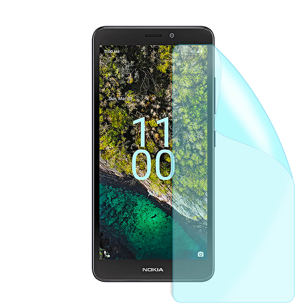 Гидрогелевая пленка для Nokia C100 серии grade C