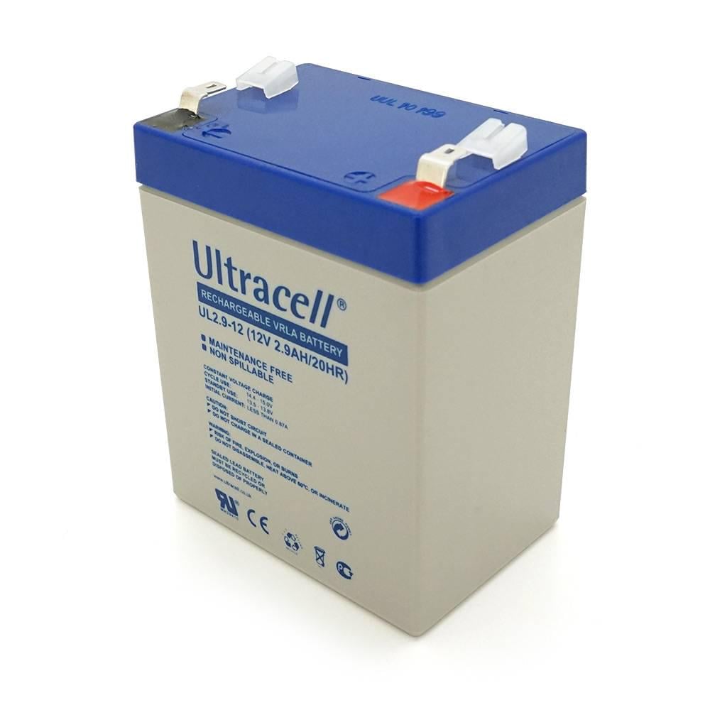 Батарея акумуляторна Ultracell UL2,9-12 AGM 12V 2,9Ah 79х56х105 мм White (28379)