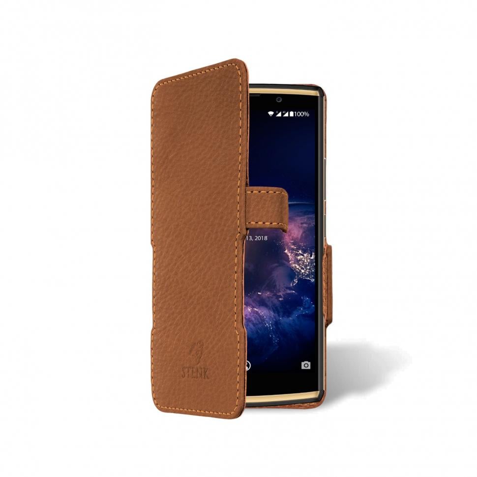 Чехол книжка Stenk Prime для Oukitel K7 Коричневый (63667)