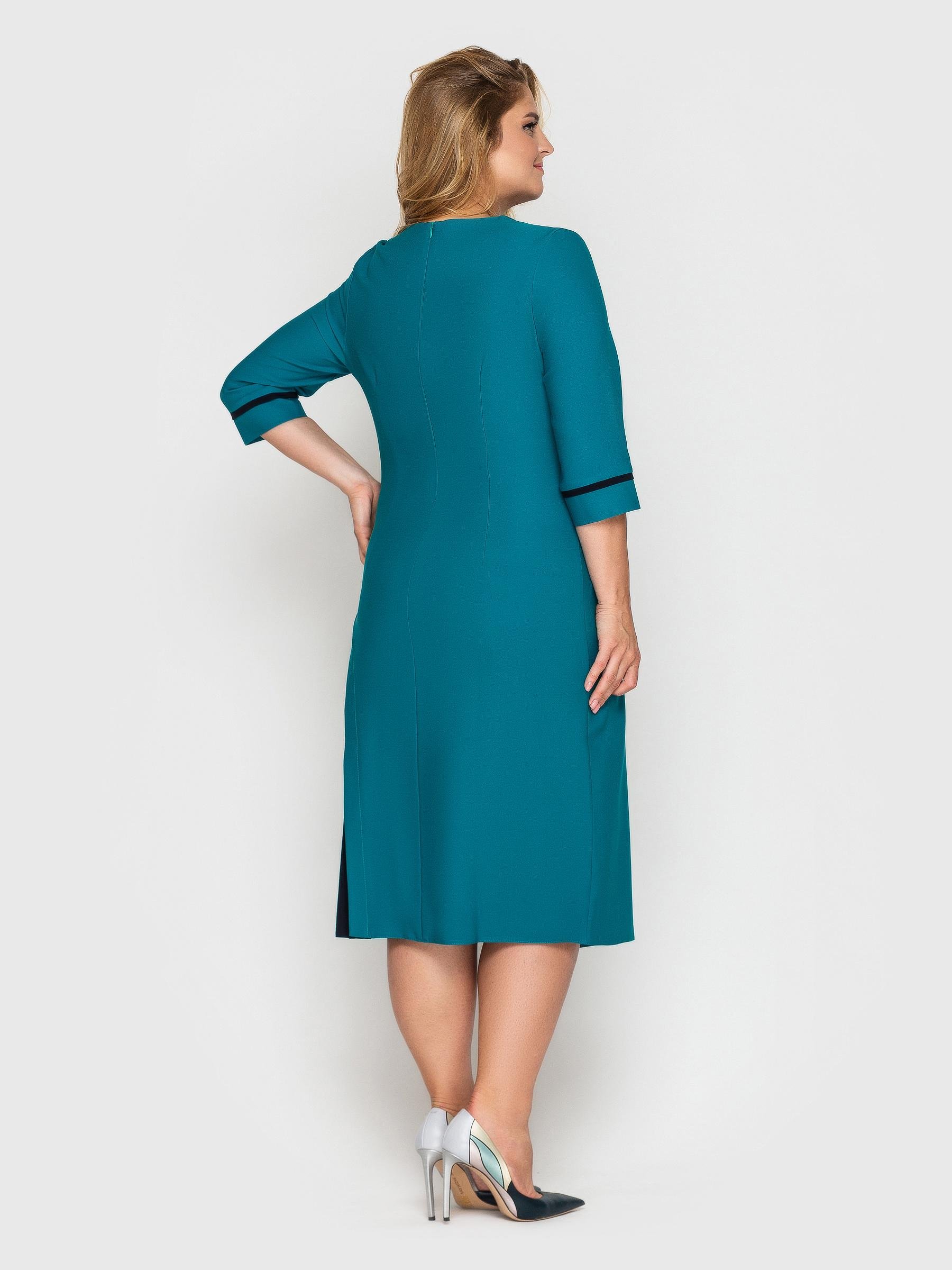 Платье VLAVI Ванда р. 58 Бирюзовый (121704-58) - фото 3 Платье VLAVI Ванда р. 58 Бирюзовый (121704-58) - фото 3