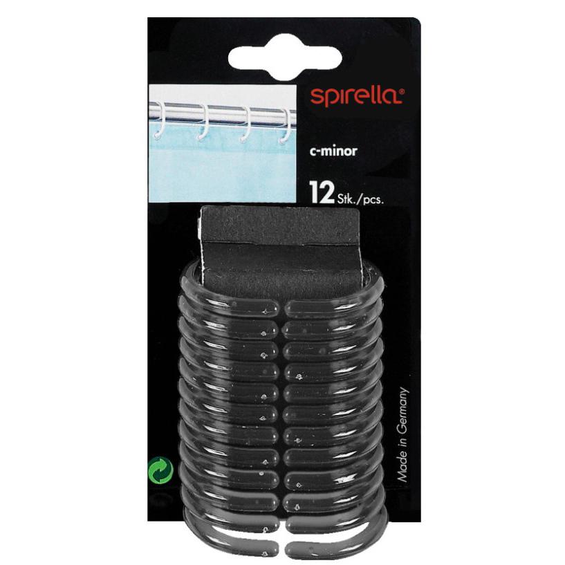 Кольцо для шторки Spirella C-Minor 12 шт. Серый (10.19937) - фото 3 Кольцо для шторки Spirella C-Minor 12 шт. Серый (10.19937) - фото 3