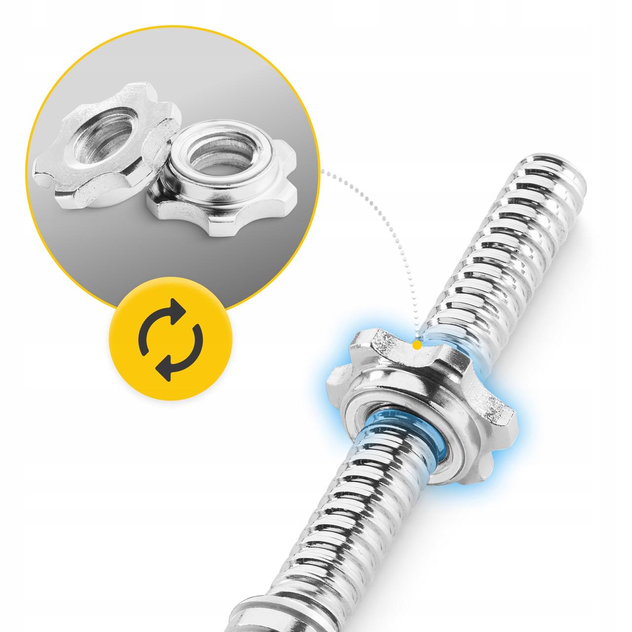 Гриф для штанги 4FIZJO W-образный 120 см 25 мм (P-5905973401104) - фото 3 Гриф для штанги 4FIZJO W-образный 120 см 25 мм (P-5905973401104) - фото 3