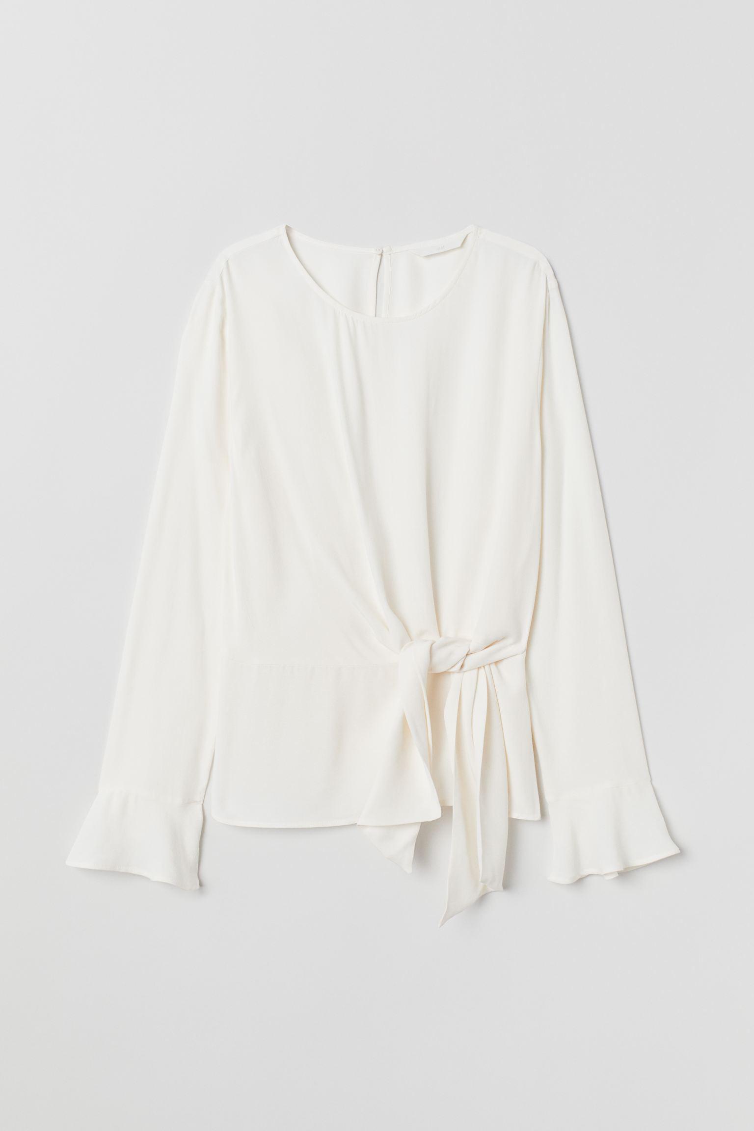 Блуза H&M р. 36 Белый (22127479849)