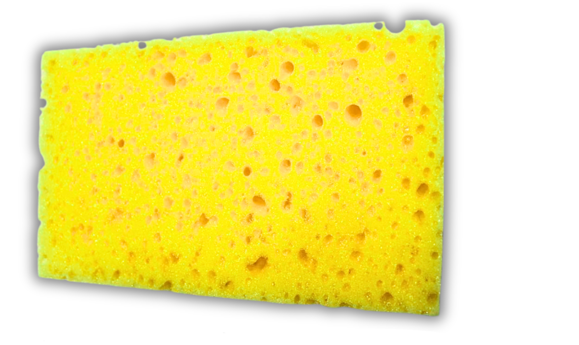 Губка автомобильная поролоновая Экстра пена 18х11х7 см