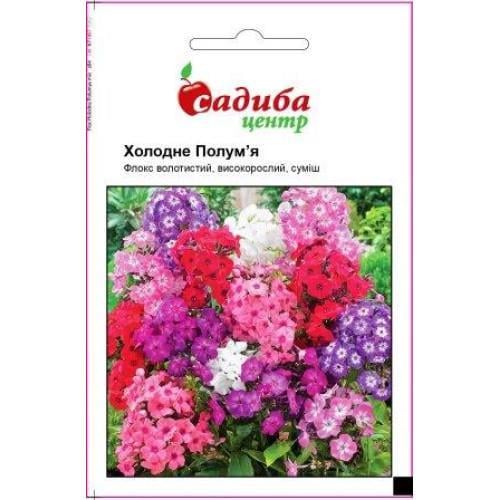 Семена цветов Усадьба Флокс волосистый Холодное пламя смесь 0,1 г (SZ-1076)