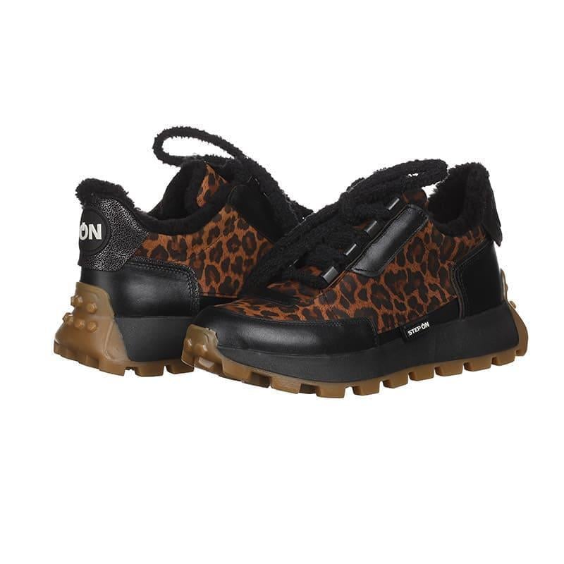 Кросівки жіночі StepON XO-02 шкіряні р. 39 Чорний (20232)