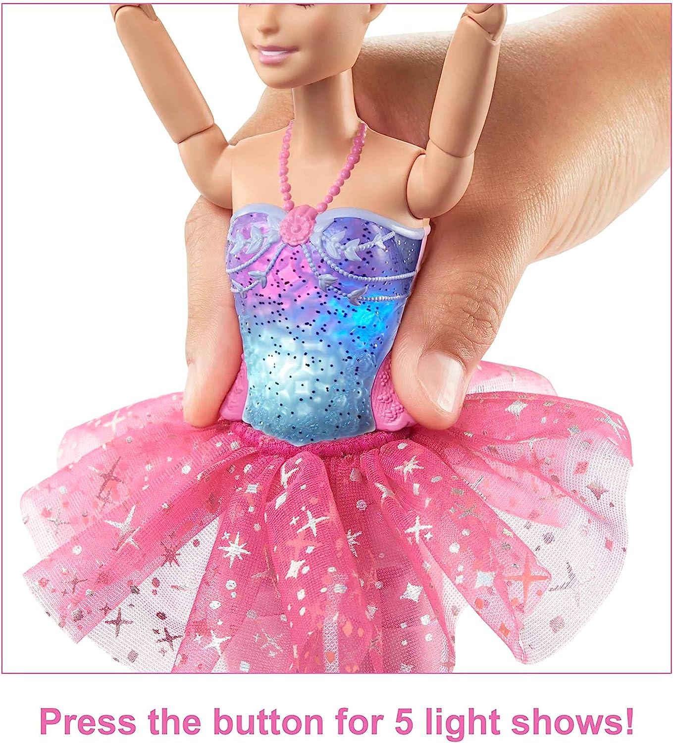 Кукла Barbie Dreamtopia Twinkle Lights Posable Ballerina - фото 4