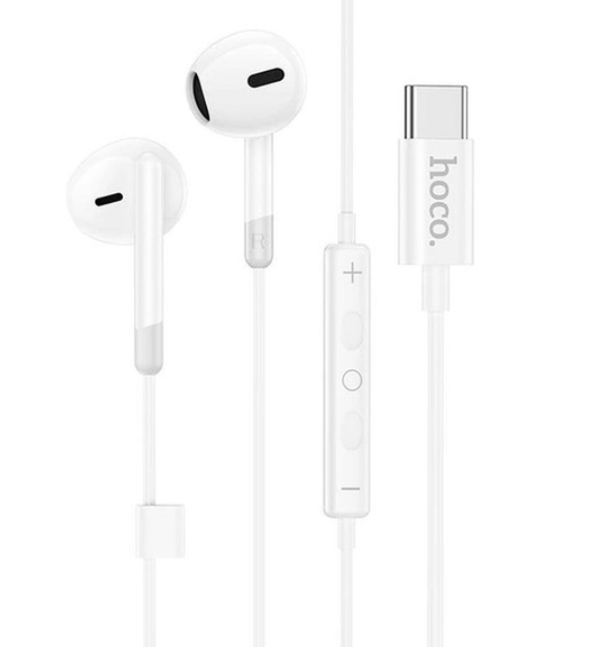 Наушники Hoco M109 Type-C с микрофоном White Наушники Hoco M109 Type-C с микрофоном White