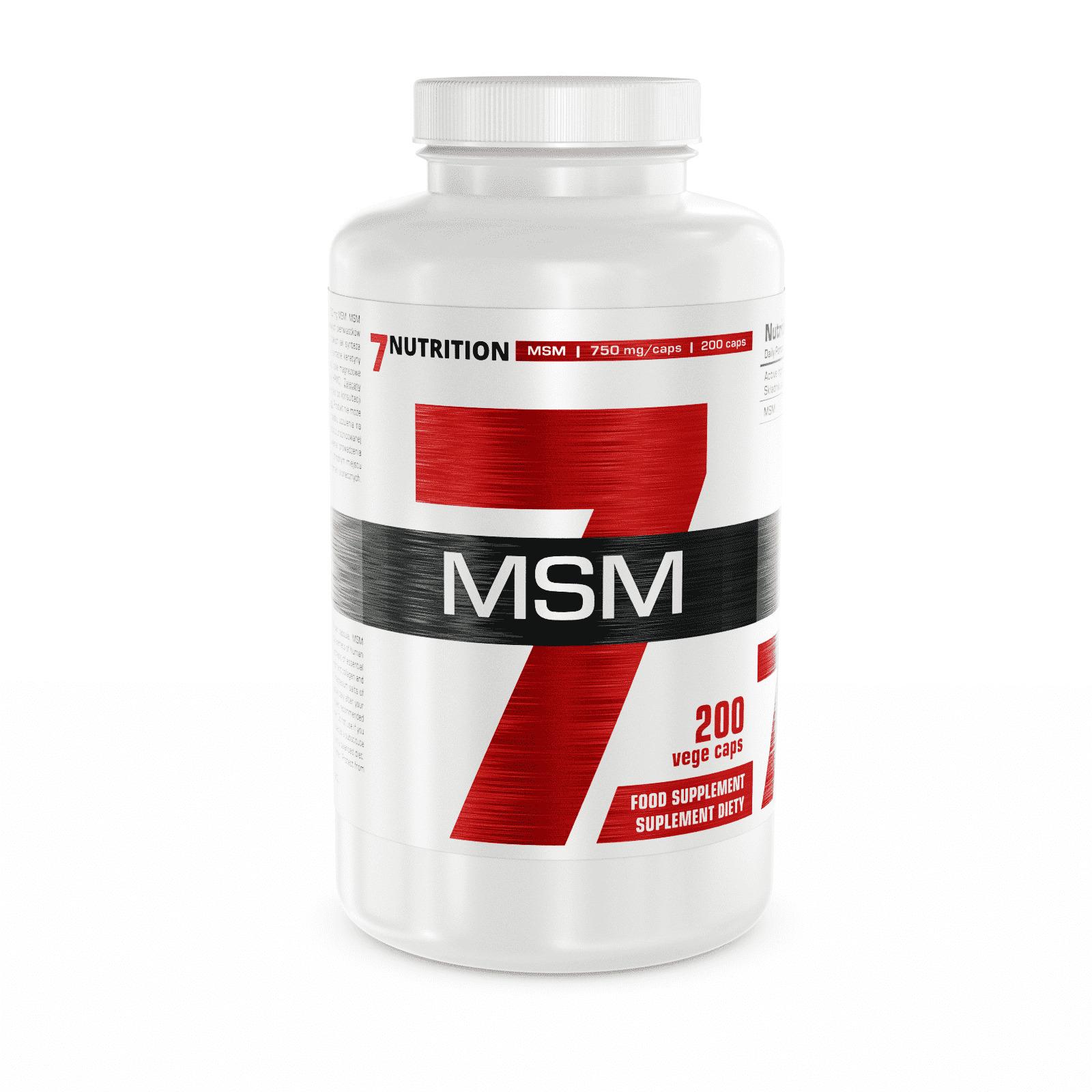 Метилсульфонилметан 7 Nutrition MSM 750 mg 200 капсул 7 Nutrition MSM 750 mg 200 капсул