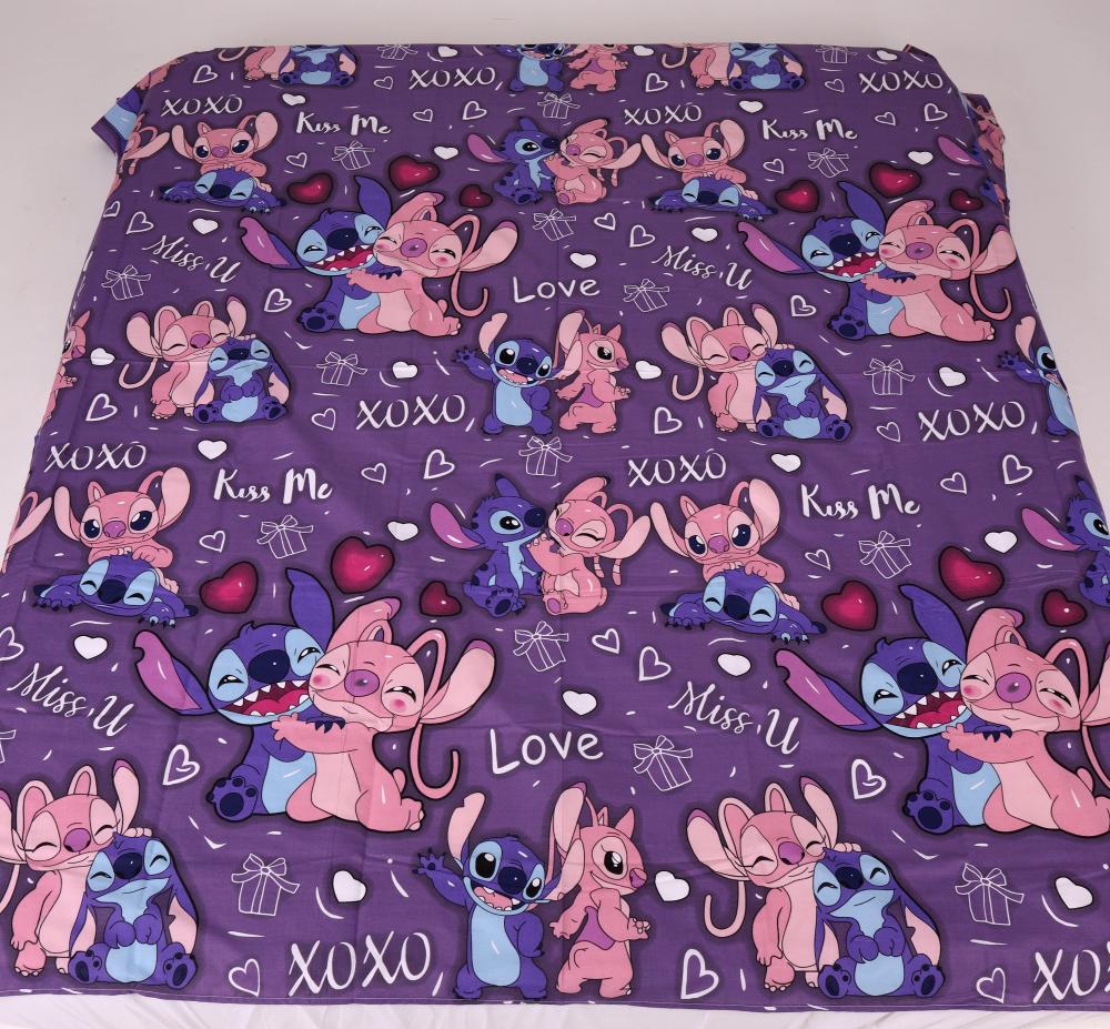 Простынь PaniPava Stitch бязь 110х160 см Purple (44443377)