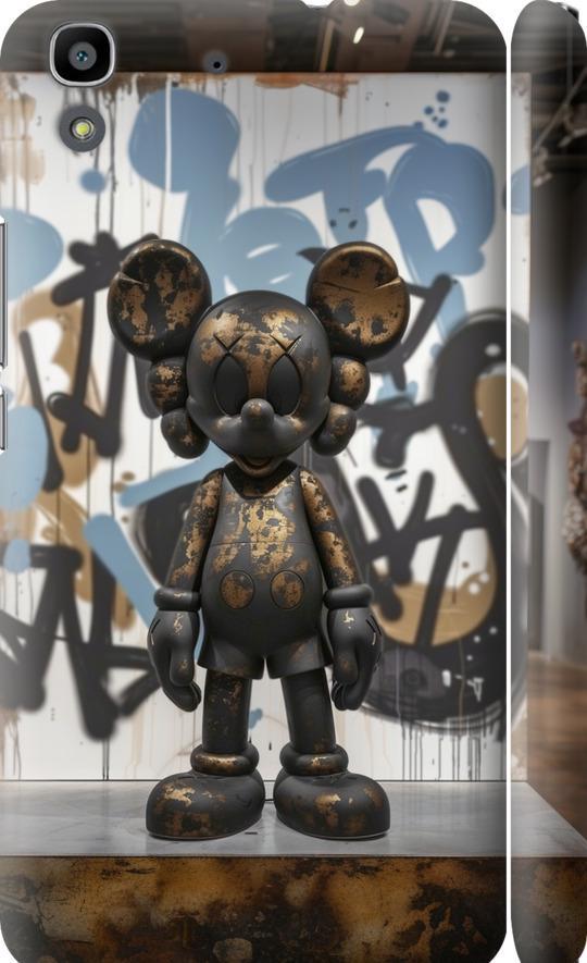 Чехол на Huawei Y6 Bronze kaws v2 (6098m-333-42517)