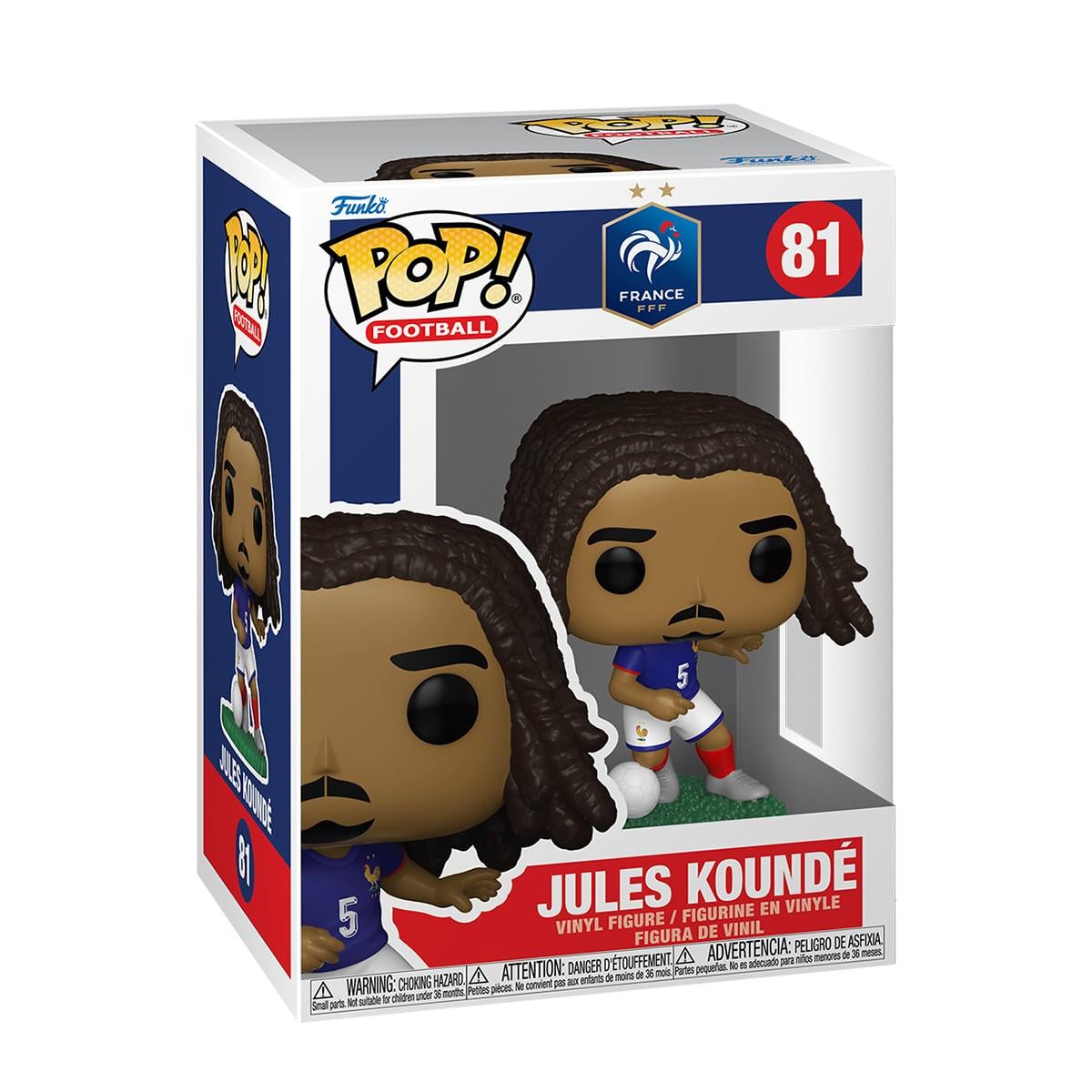 Детская игровая фигурка Funko POP Коллекционная Football Jules Kounde Жюль Кунде Франция (92733)
