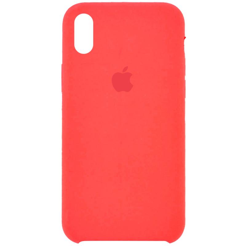 Противоударный Чехол Silicone Case AA для Apple iPhone XR 6.1" Оранжевый/Pink citrus