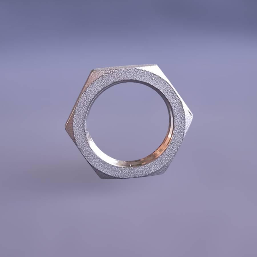 Контргайка нержавеющая муфтовая DN25 1" н/ж сталь AISI304 шестигранная резьба BSPP ГОСТ 8969-75 - фото 7 Контргайка нержавеющая муфтовая DN25 1" н/ж сталь AISI304 шестигранная резьба BSPP ГОСТ 8969-75 - фото 7