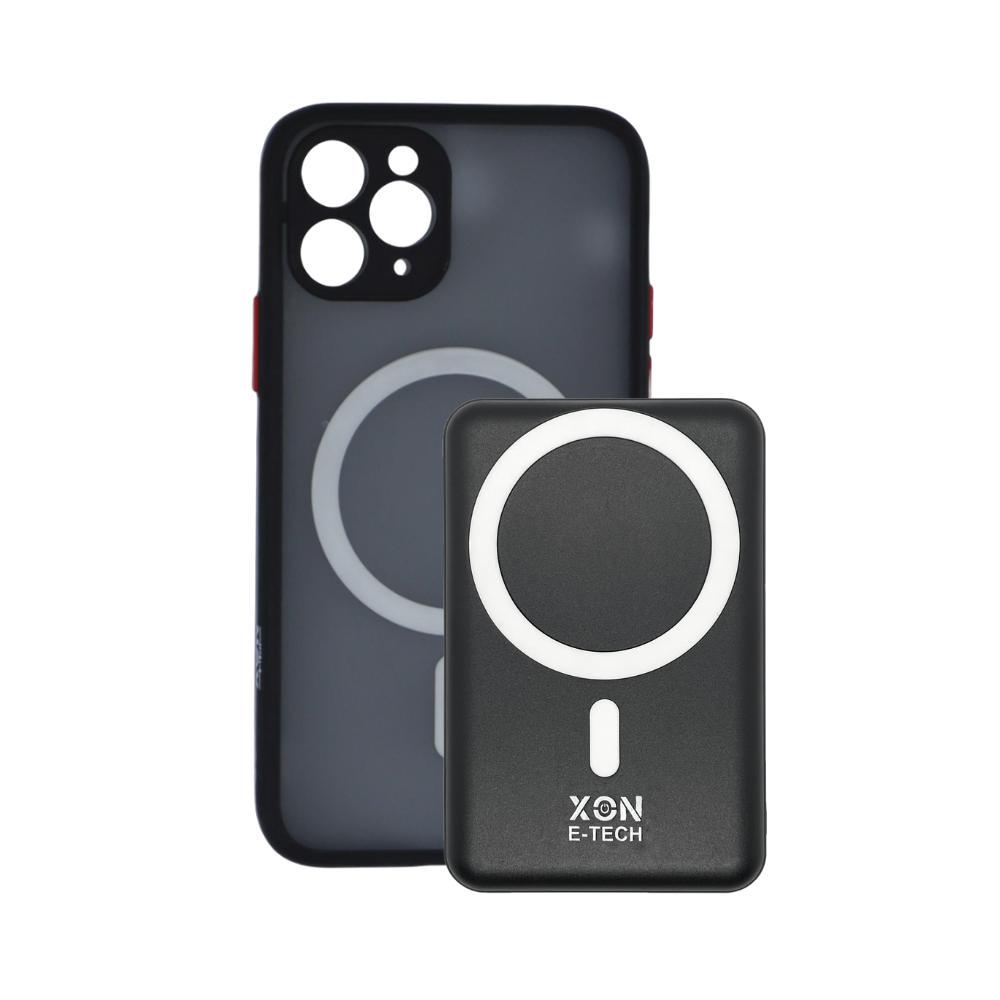Чехол с беспроводной батареей XON 5000 mAh для iPhone 11 Pro BatteryCase Черный (949603142)