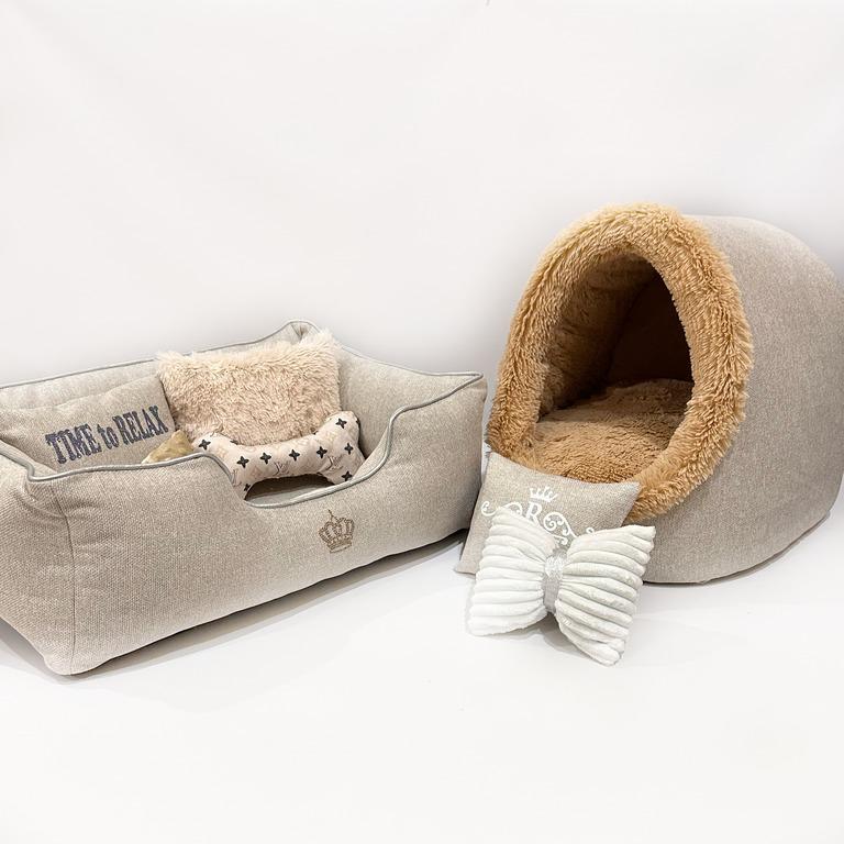 Будиночок для собак Amore mio Cane до 4 кг 42х42х45 см (ЕН-0033) - фото 2