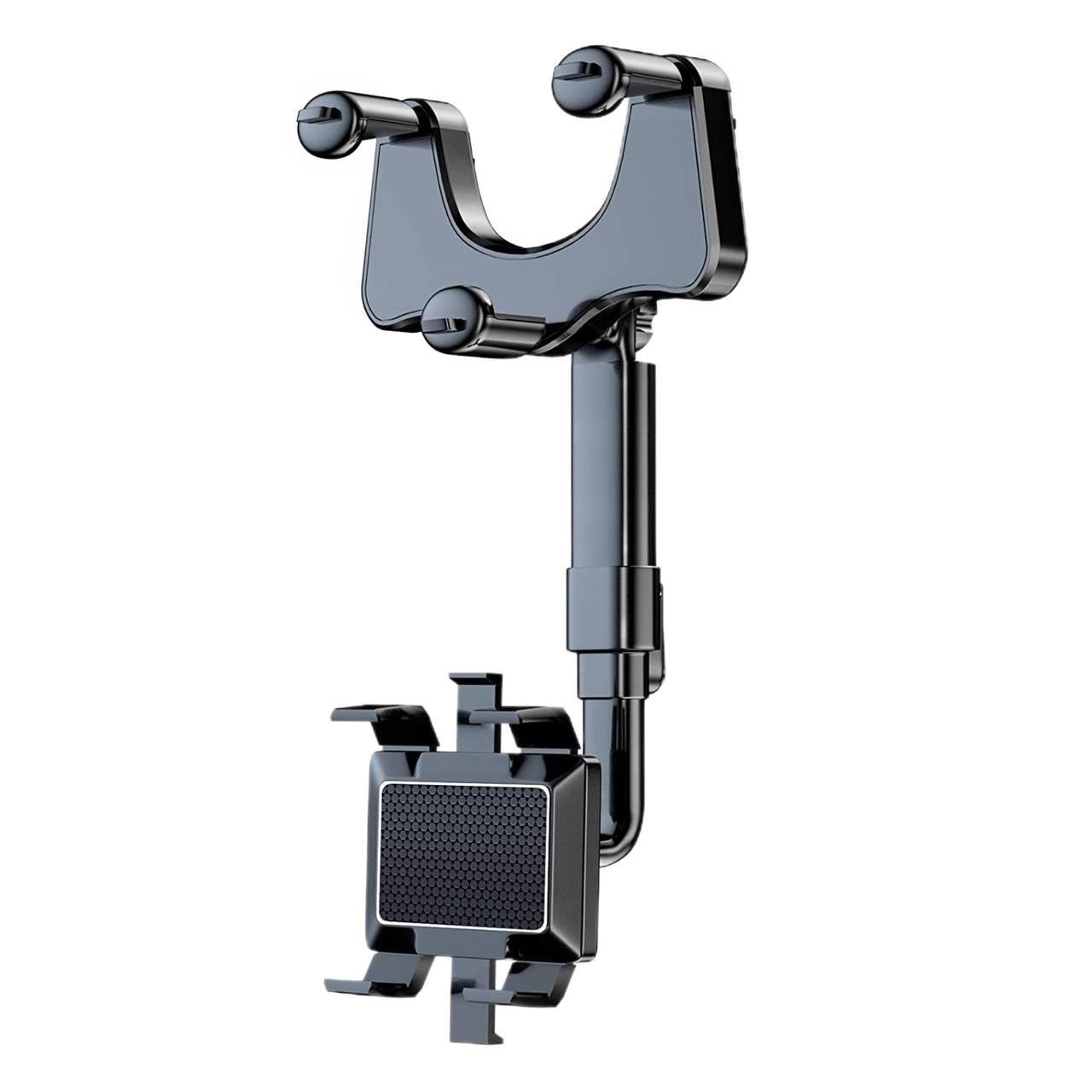 Держатель для телефона в машину на зеркало заднего вида Черный (f5c3b536)