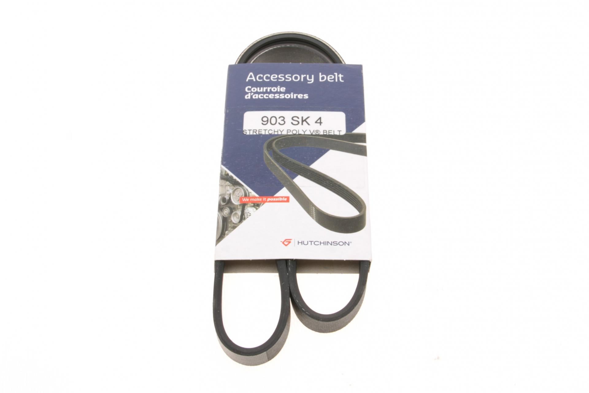 Ремінь генератора HUTCHINSON Fiat Ducato 2.3JTD 02-14 903 SK (4)