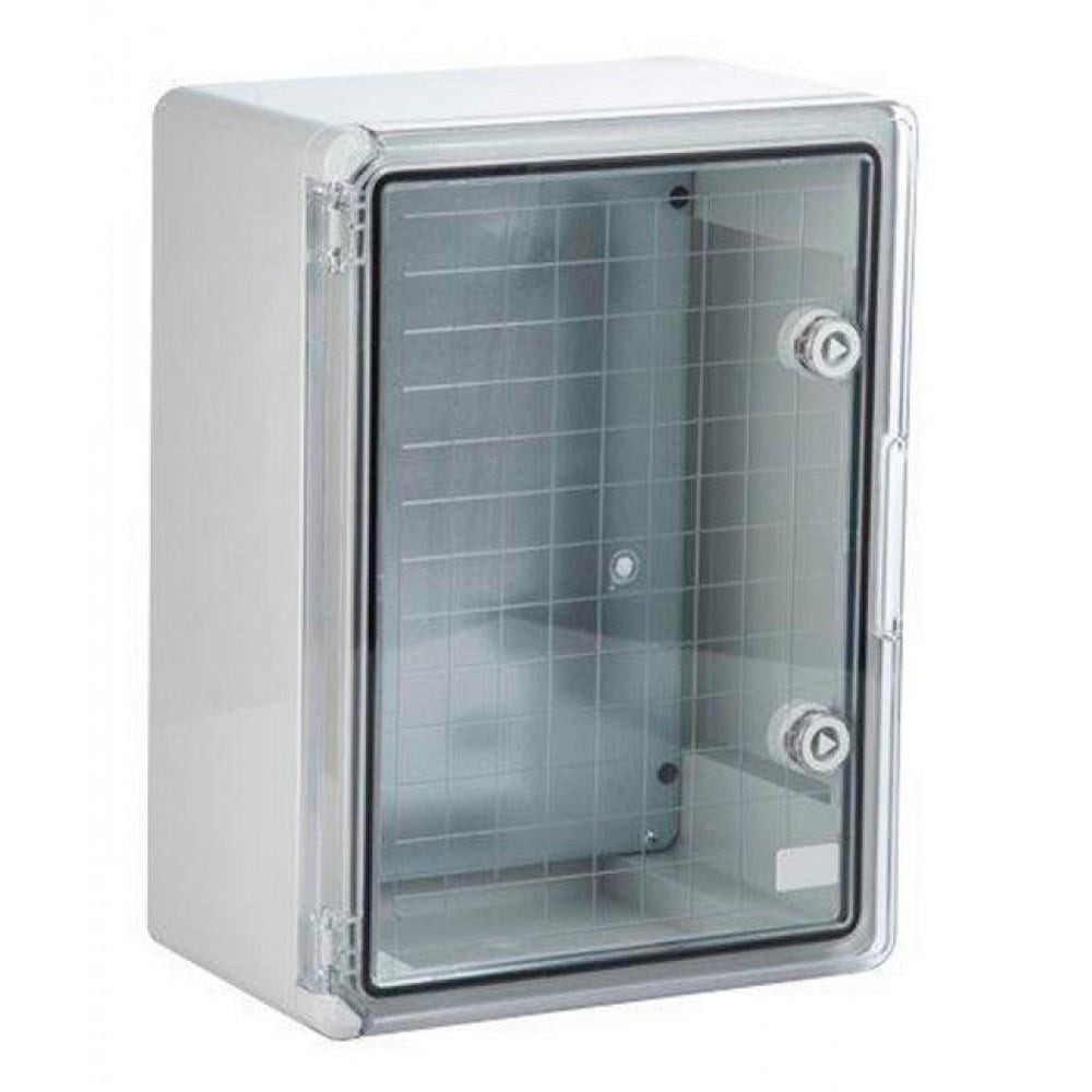 Бокс з монтажною платою пластиковий 200x300x130 мм Прозорий (2756810517)