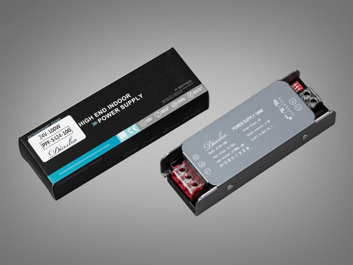 Блок питания с плавным включением и изменением яркости 24V 100 Вт 4,1А (PPF-S4-24V-100w) Блок питания с плавным включением и изменением яркости 24V 100 Вт 4,1А (PPF-S4-24V-100w)