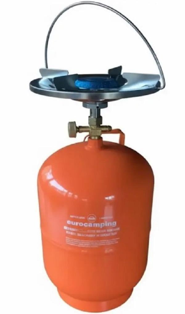 Баллон газовый Eurocamping комплект с усиленной горелкой 8 л (2104618950)