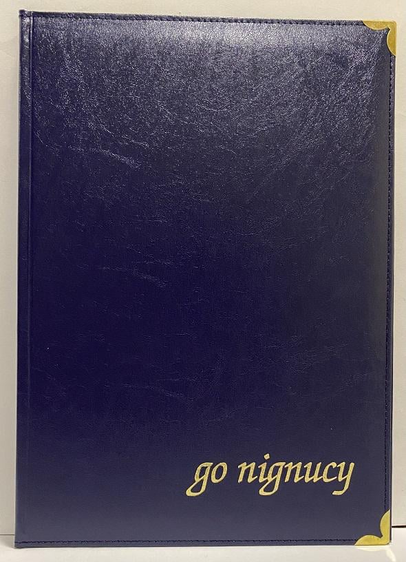 Папка поздравительная с тиснением Miradur ППВ-5 "До пiдпису" 230х320 мм Синий (025510)