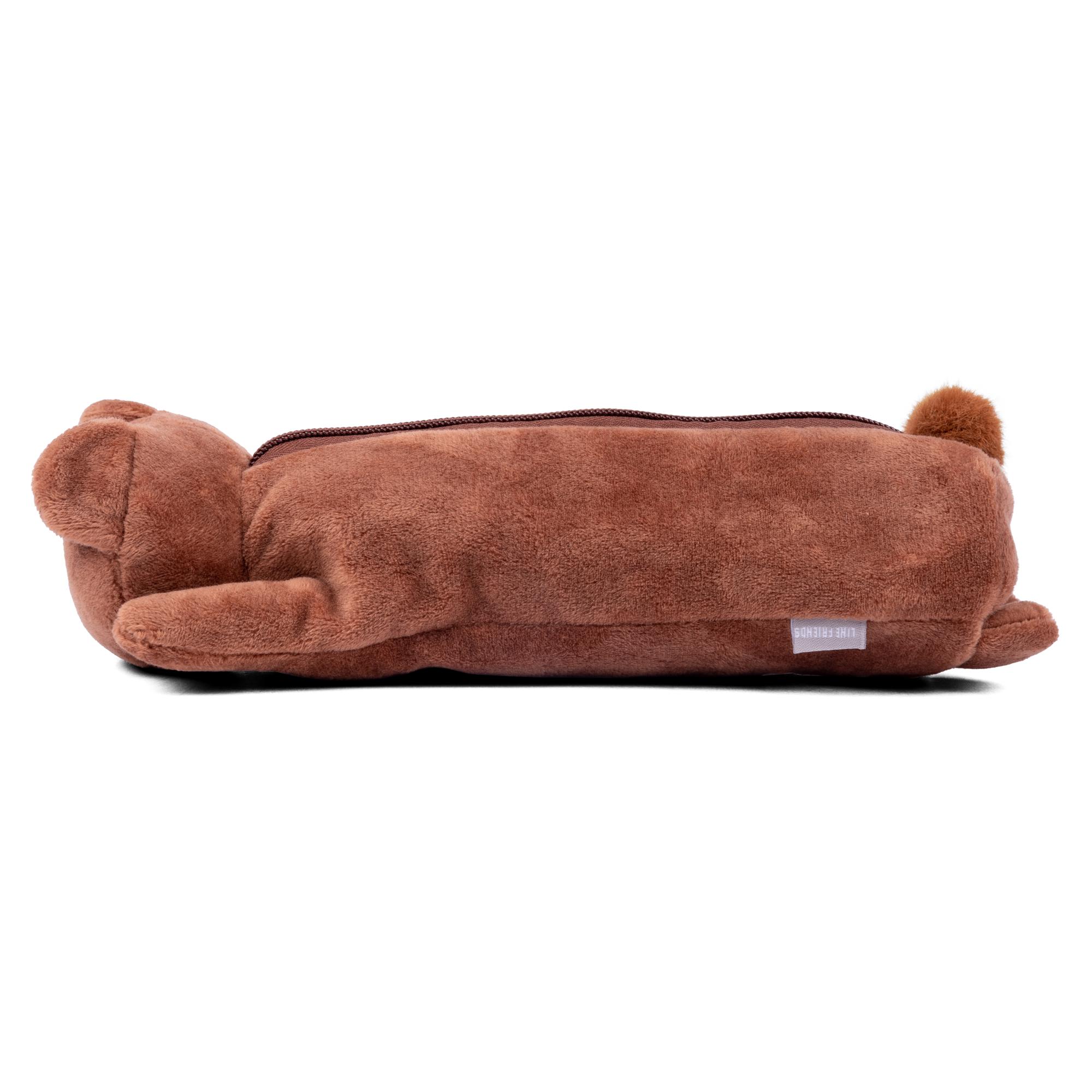 Пенал мягкий YES Line Friends Brown - фото 3