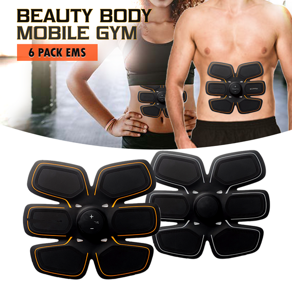 Миостимулятор body mobile gym 6 pack EMS для мышц пресса - фото 5