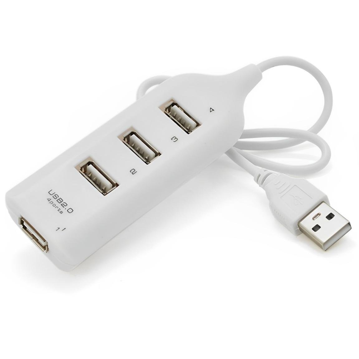 Хаб USB на 4 порта Белый (AR-0000377)