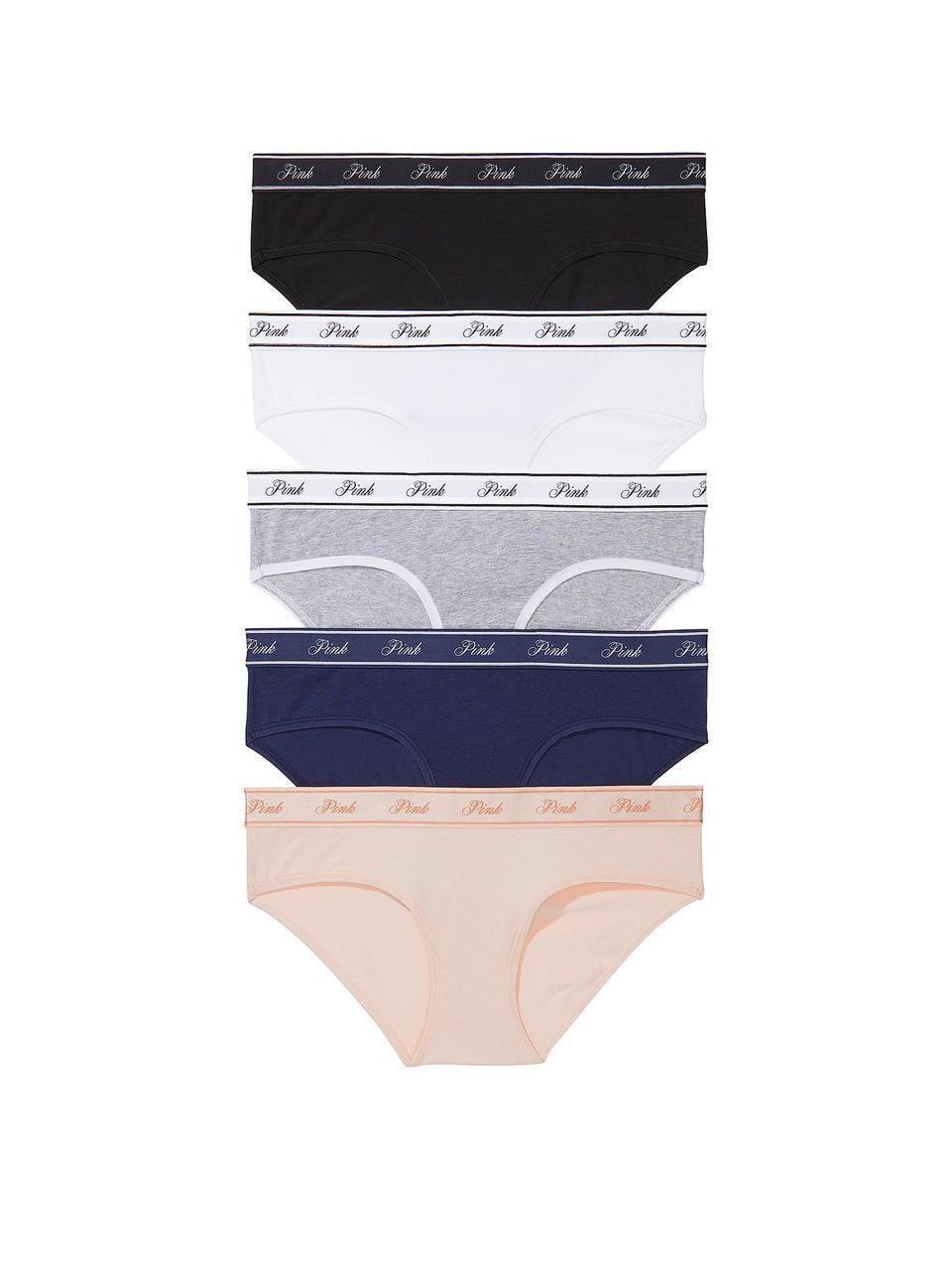 Набор трусиков Victoria's Secret PINK Cotton Hiphugger Panties XL 5 шт. Разноцветный (2473928615)