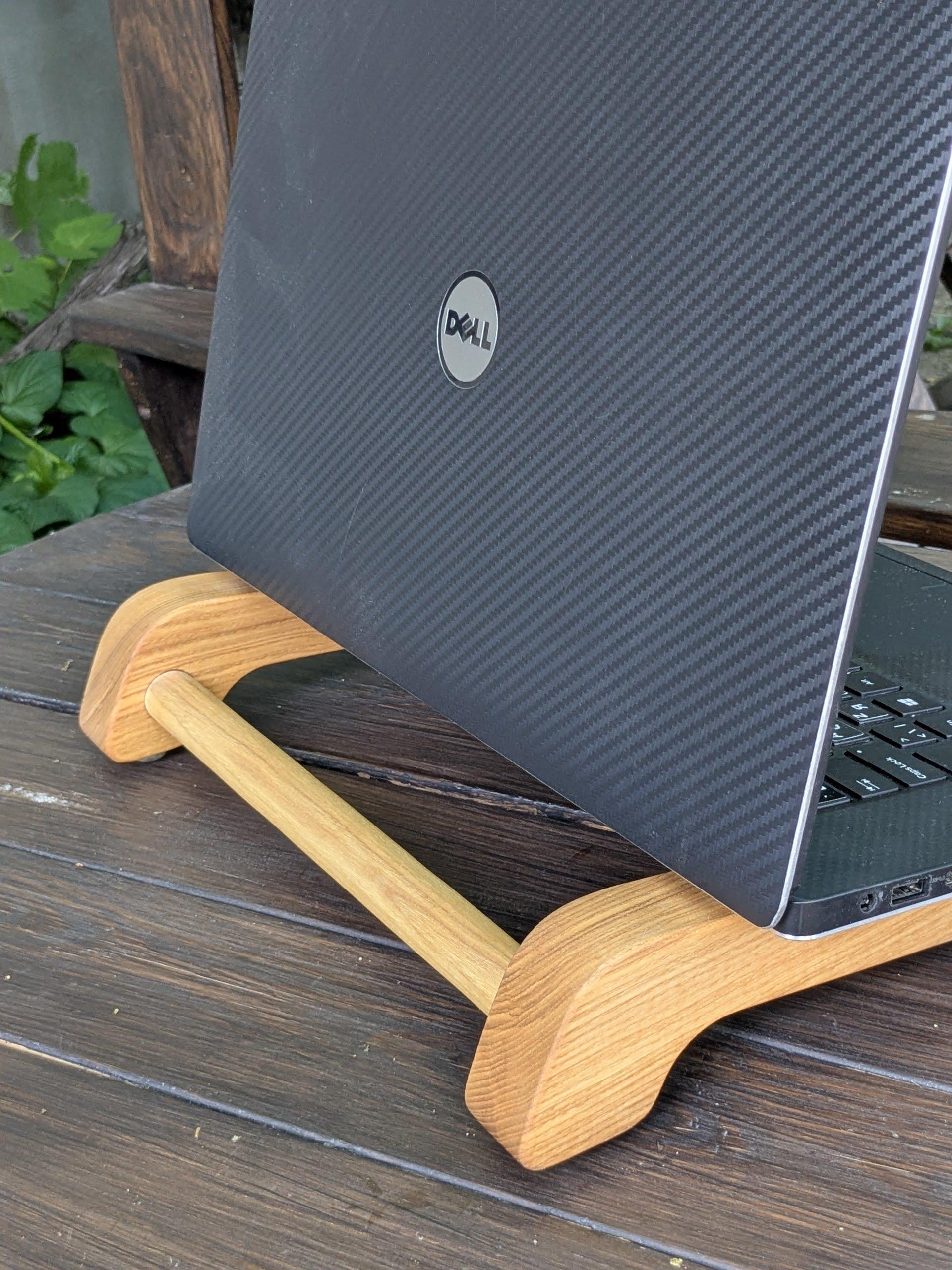 Подставка для ноутбука до 38 см из натурального дерева (ST-003) - фото 5