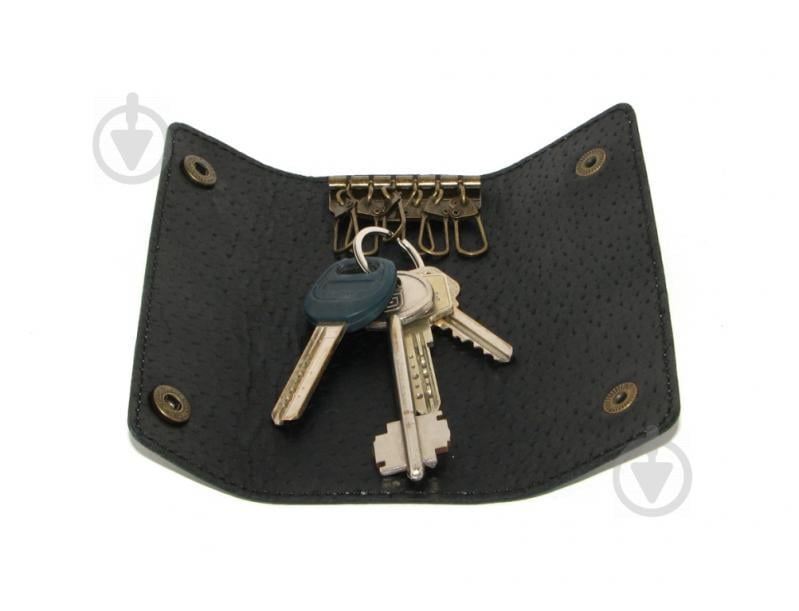 Ключница DNK Leather Голубой (DNK Keys-L col.B) - фото 3