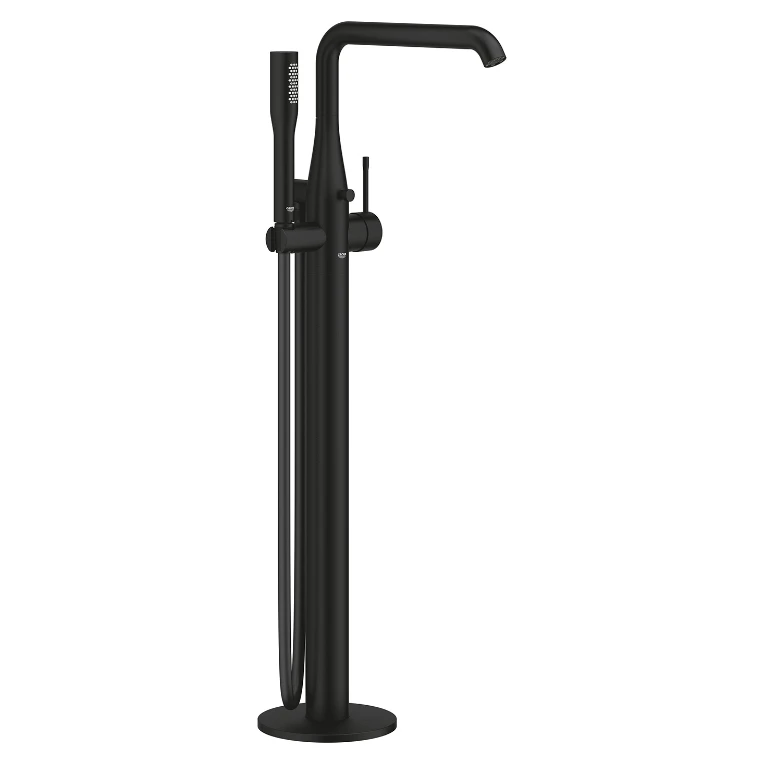 Смеситель для ванны Grohe Essence New напольный Фантомный Черный (25248KF1)