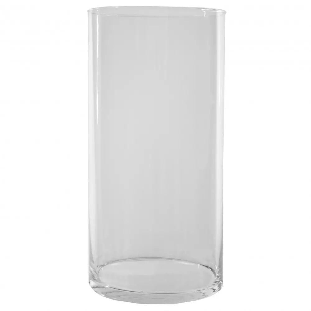 Ваза скляна циліндр H-40 Q-19 1364H