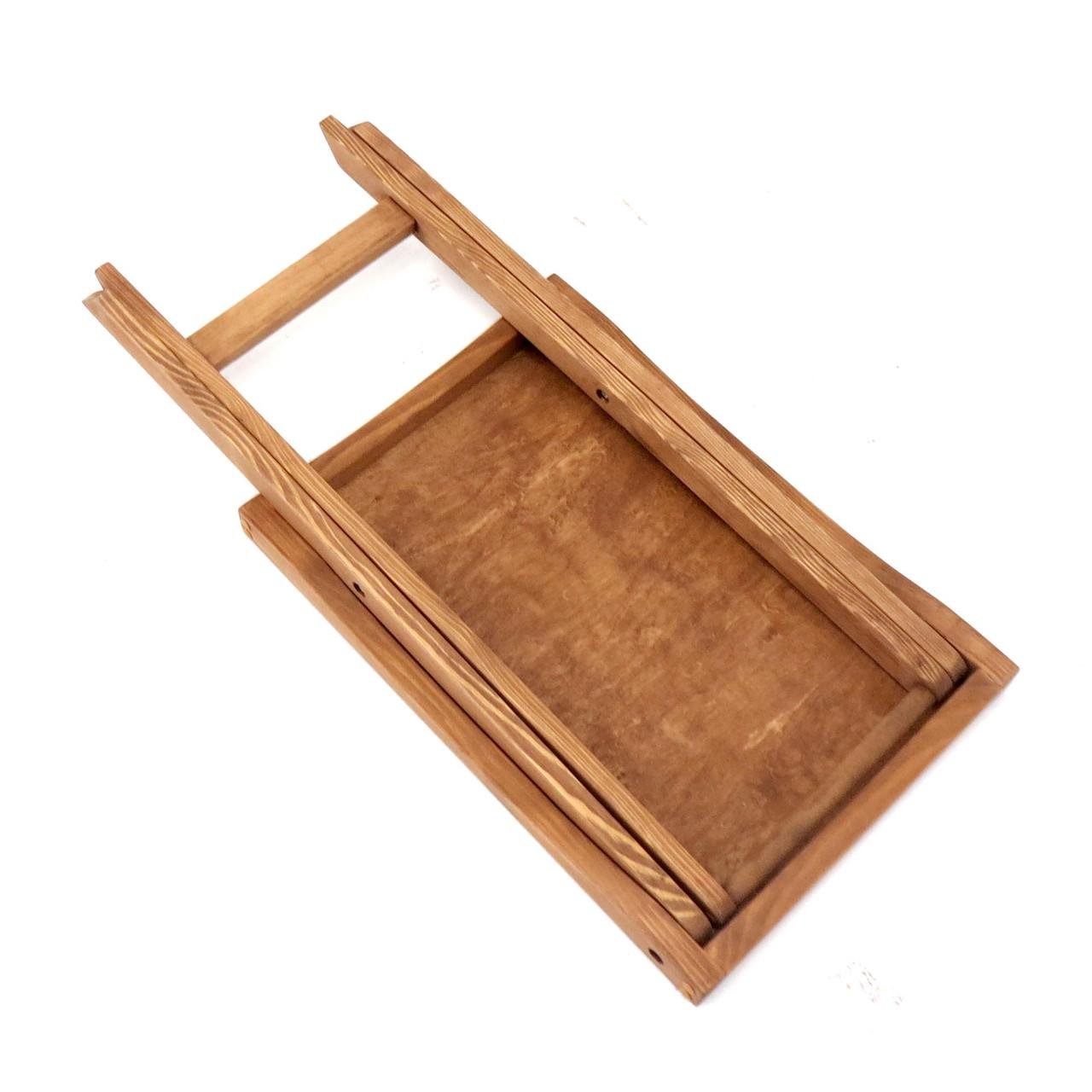 Столик раскладной из дерева Мюррей Мускат (СУН-000207) - фото 5 Столик раскладной из дерева Мюррей Мускат (СУН-000207) - фото 5