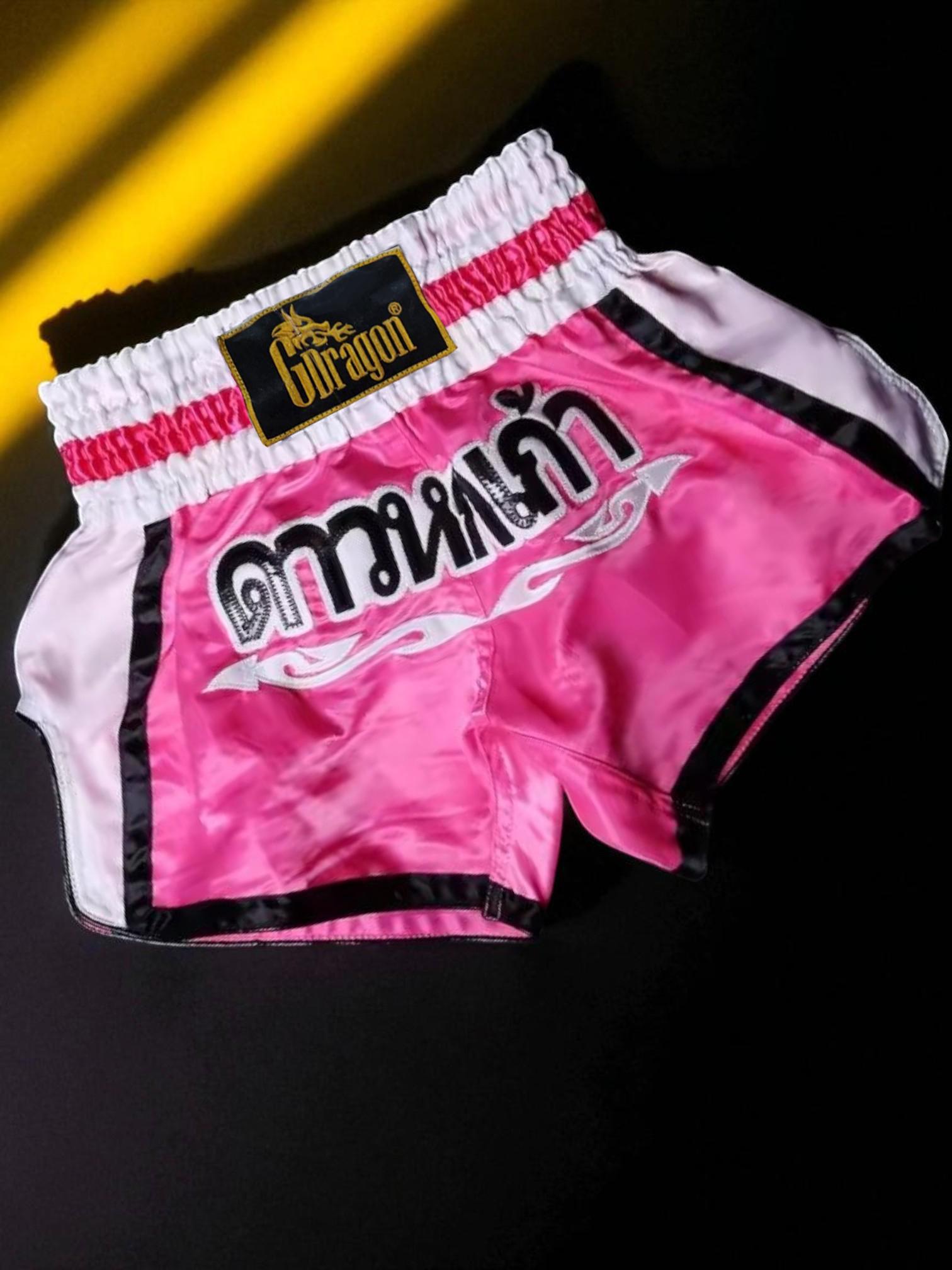 Шорты боксерские атласные GDragon Розовый (4_1_M_15) - фото 3 Шорты боксерские атласные GDragon Розовый (4_1_M_15) - фото 3