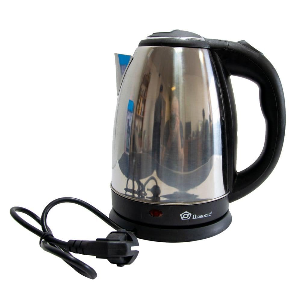 Електрочайник Domotec MS-5006 1500W 2 л Чорно-сріблястий (1007504-Silver-220) Електрочайник Domotec MS-5006 1500W 2 л Чорно-сріблястий (1007504-Silver-220)