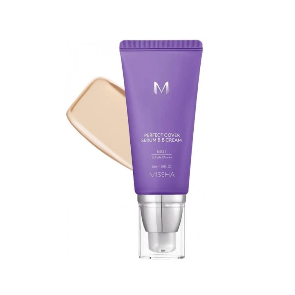 BB-крем для лица Missha Perfect Cover Serum BB Cream SPF50 PA++ №21 Light Beige 50 мл