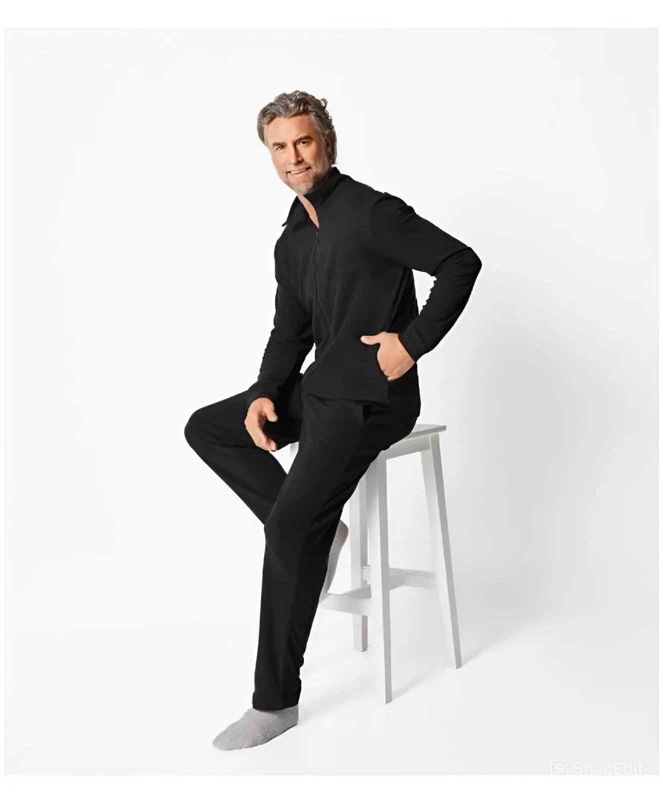 Костюм мужской флисовый Livergy S Черный (PI0018M055) - фото 1 Костюм мужской флисовый Livergy S Черный (PI0018M055) - фото 1