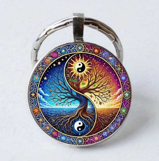 Брелок для ключей Дерево жизни 3х6 см (EG0058-04)