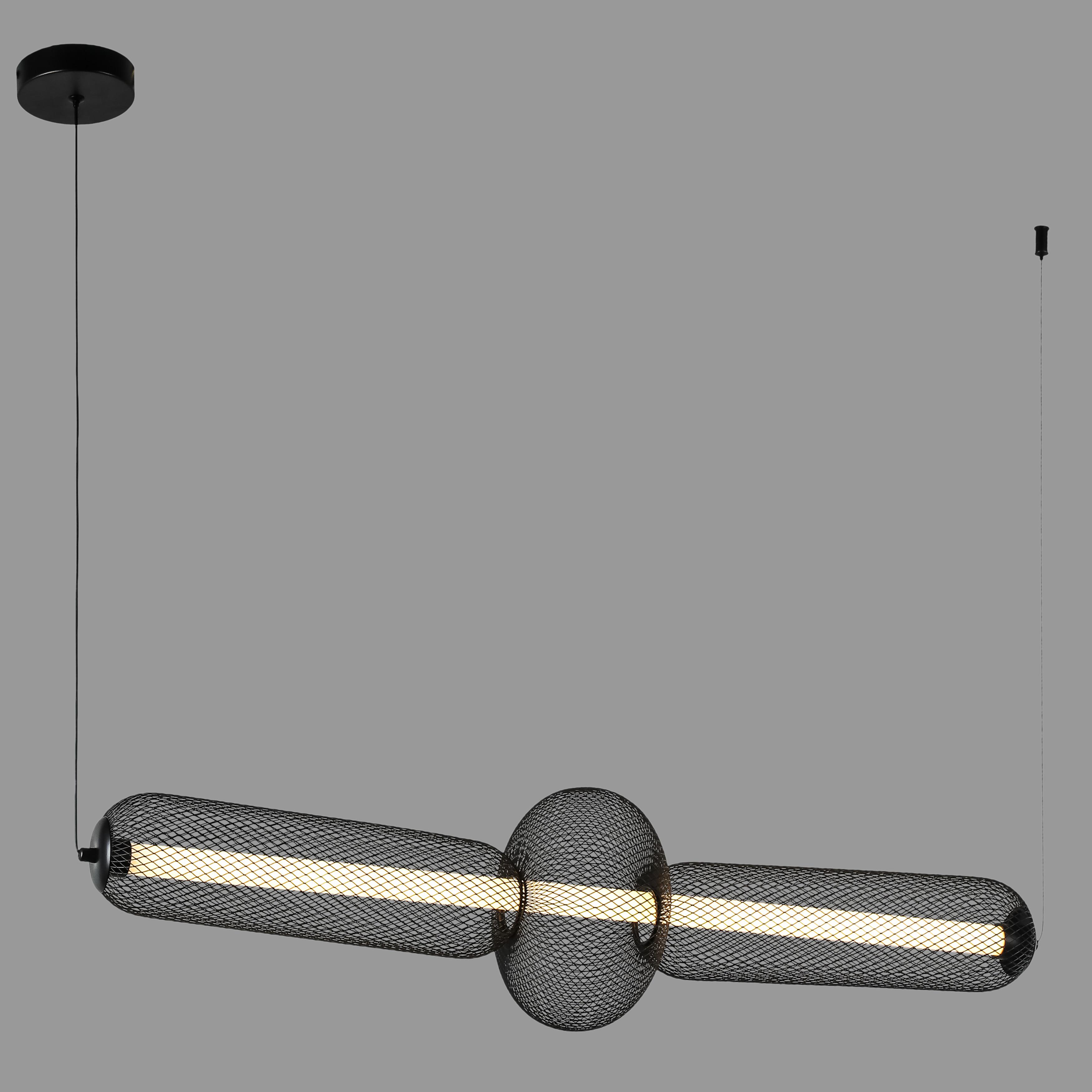 Люстра подвесная Led 8W Черный (81-2035 BK)