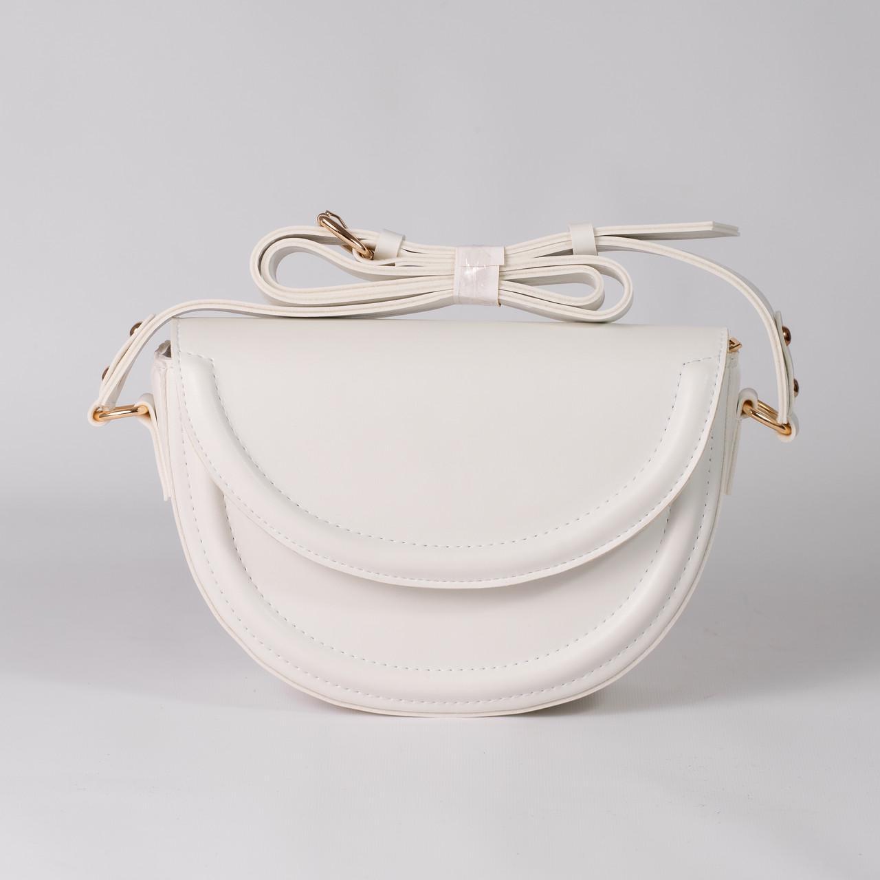 Сумка женская седло XENIA № 16-24 Белый Сумка женская седло XENIA № 16-24 Белый