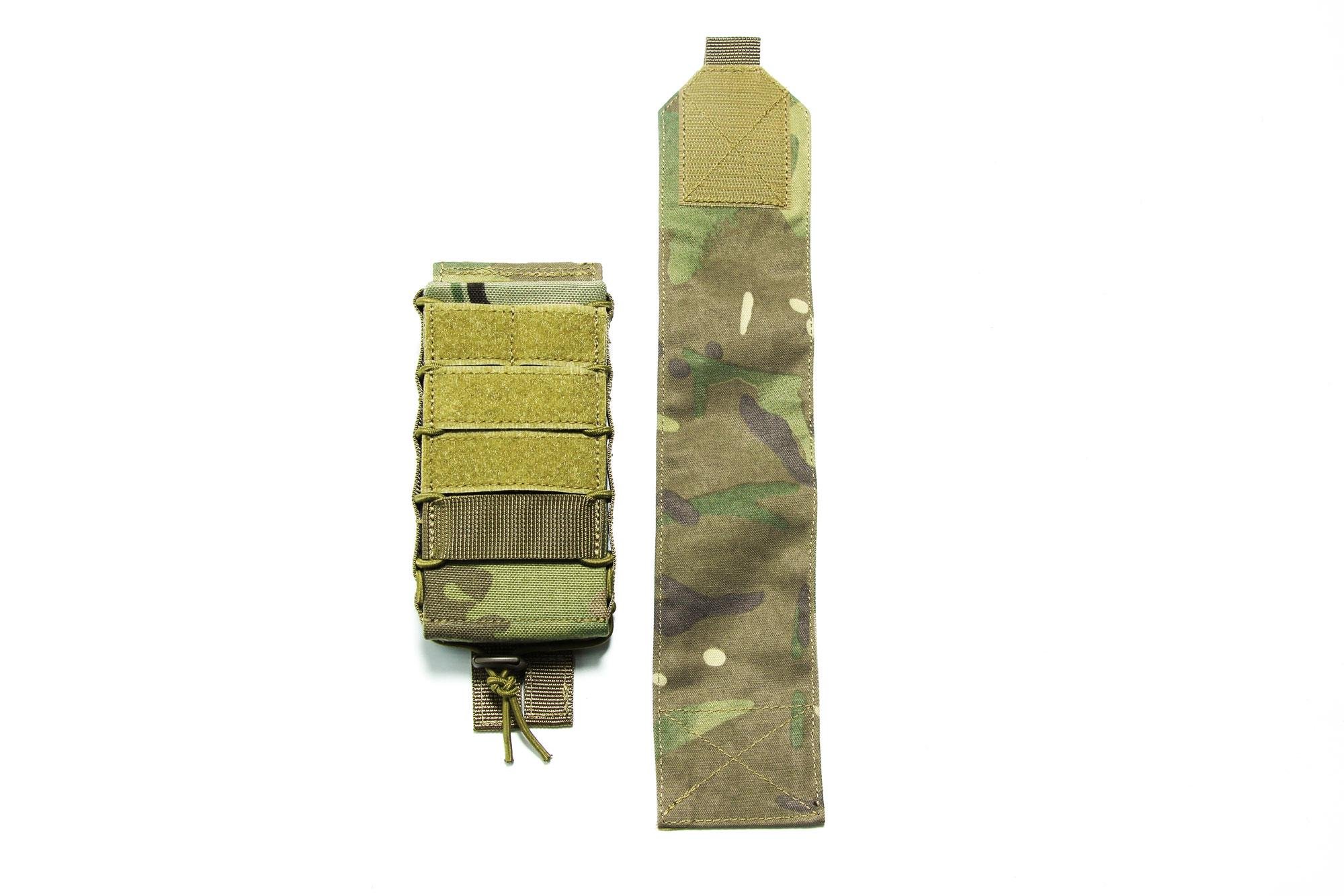 Подсумок под магазин жесткий Warrior Spirit со съемным клапаном Мультикам (3573125)