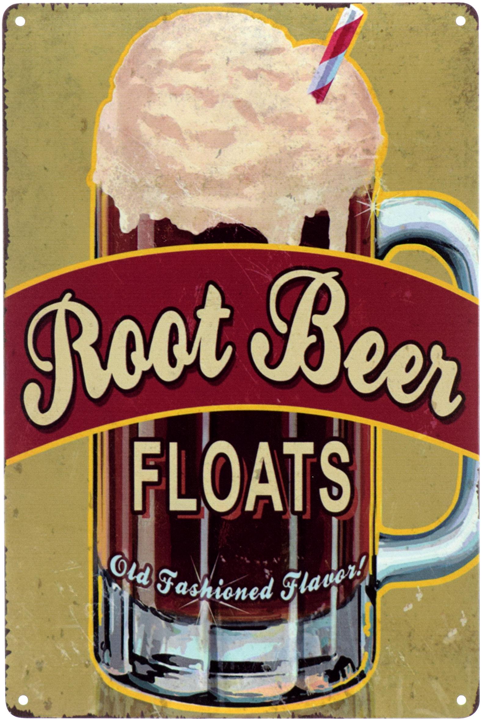 Табличка металева Root Beer Floats 20x30 см