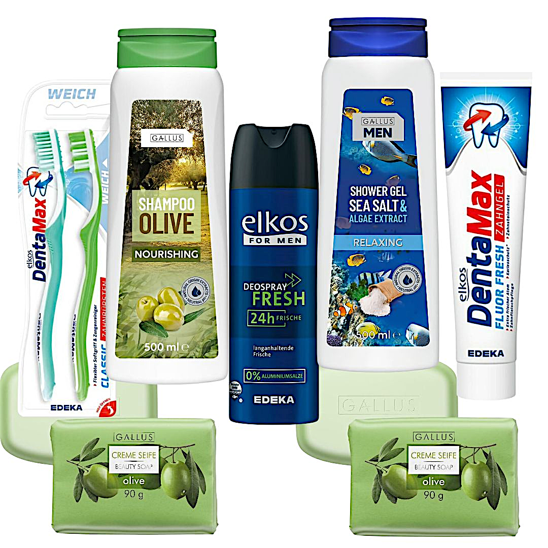 набор для мужчин Gallus и Elkos дезодорант/шампунь/гель для душа/зубная паста/щетки/мыло 7 ед. (011120) набор для мужчин Gallus и Elkos дезодорант/шампунь/гель для душа/зубная паста/щетки/мыло 7 ед. (011120)