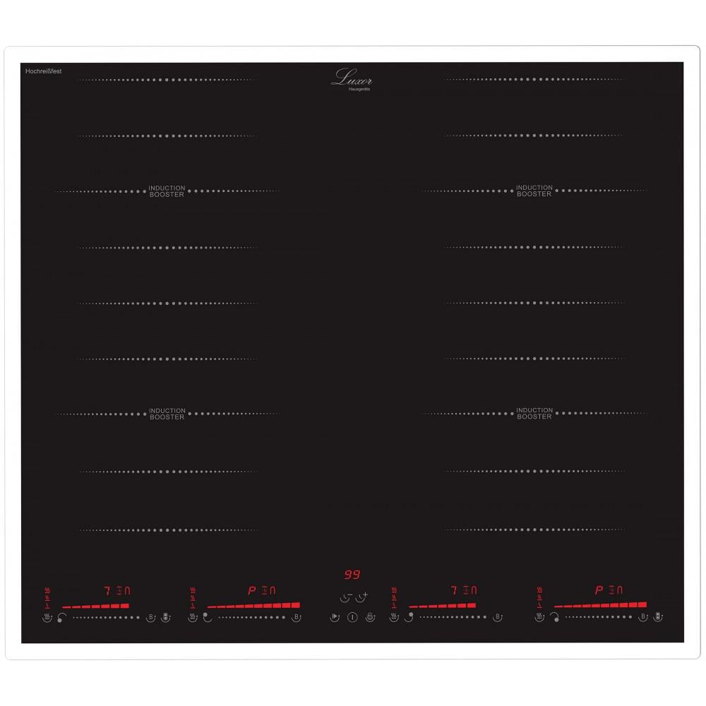 Варочная панель индукционная Luxor Solid 622 Individual Konkordanz SS Keep Warm нержавеющая сталь Черный