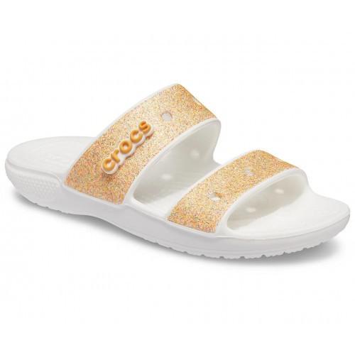 Шльопанці жіночі утеплені Crocs Classic Crocs Glitter Sandal Sorbet р. 37-38 Білий (8514) - фото 7 Шльопанці жіночі утеплені Crocs Classic Crocs Glitter Sandal Sorbet р. 37-38 Білий (8514) - фото 7