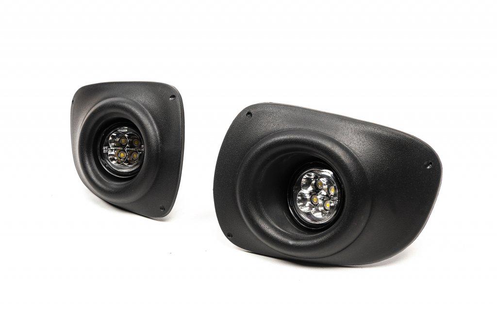 Противотуманки LED GPlast для Mitsubishi L200 2006-2015 гг. abs-пластик Черный