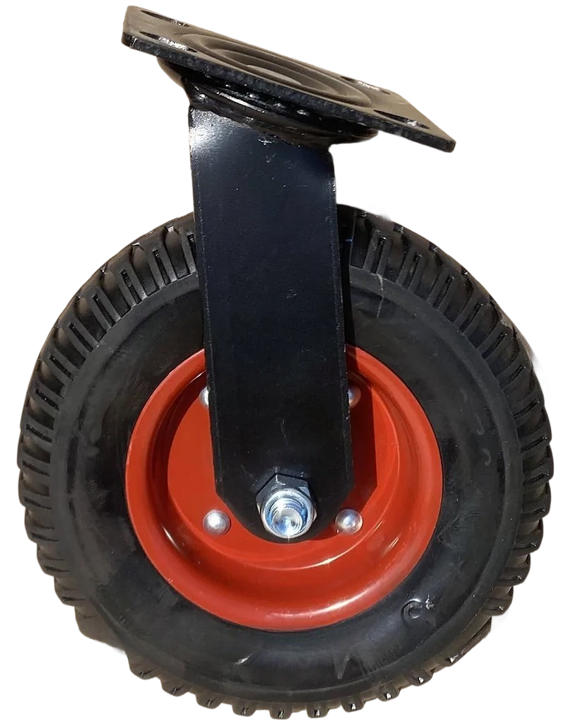 Колесо бандажне для тачки у поворотному кронштейні 200 мм (2335637771)