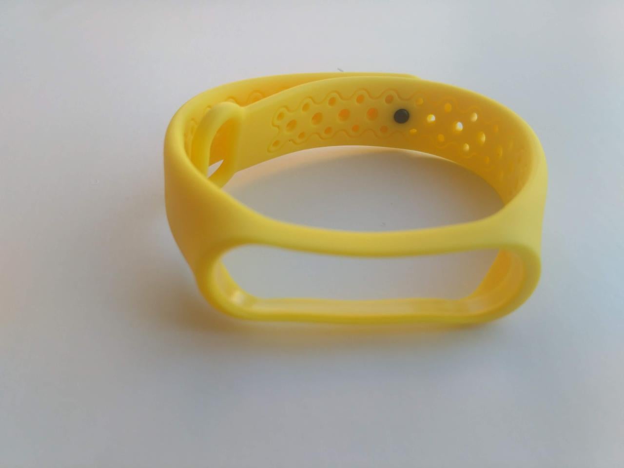 Ремешок для смарт-часов Xiaomi Mi Band 4/3 MiJobs Sport Light силиконовый Желтый (1703P)